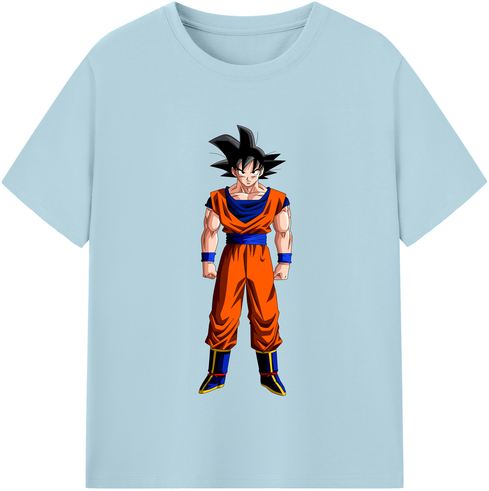 （画像用） ドラゴンボール 孫悟空（そん ごくう）Son Goku カカロット DRAGON BALL Kakarotto 綿100％半袖Tシャツ（フロントプリント）